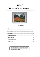 Teac CT-M809-SV-Service-Manual 